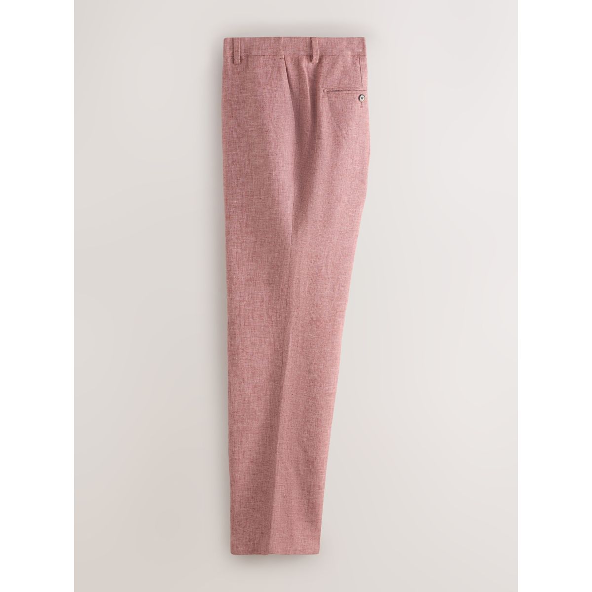 Pantalon de costume texturé en lin n. premium rose, NEXT