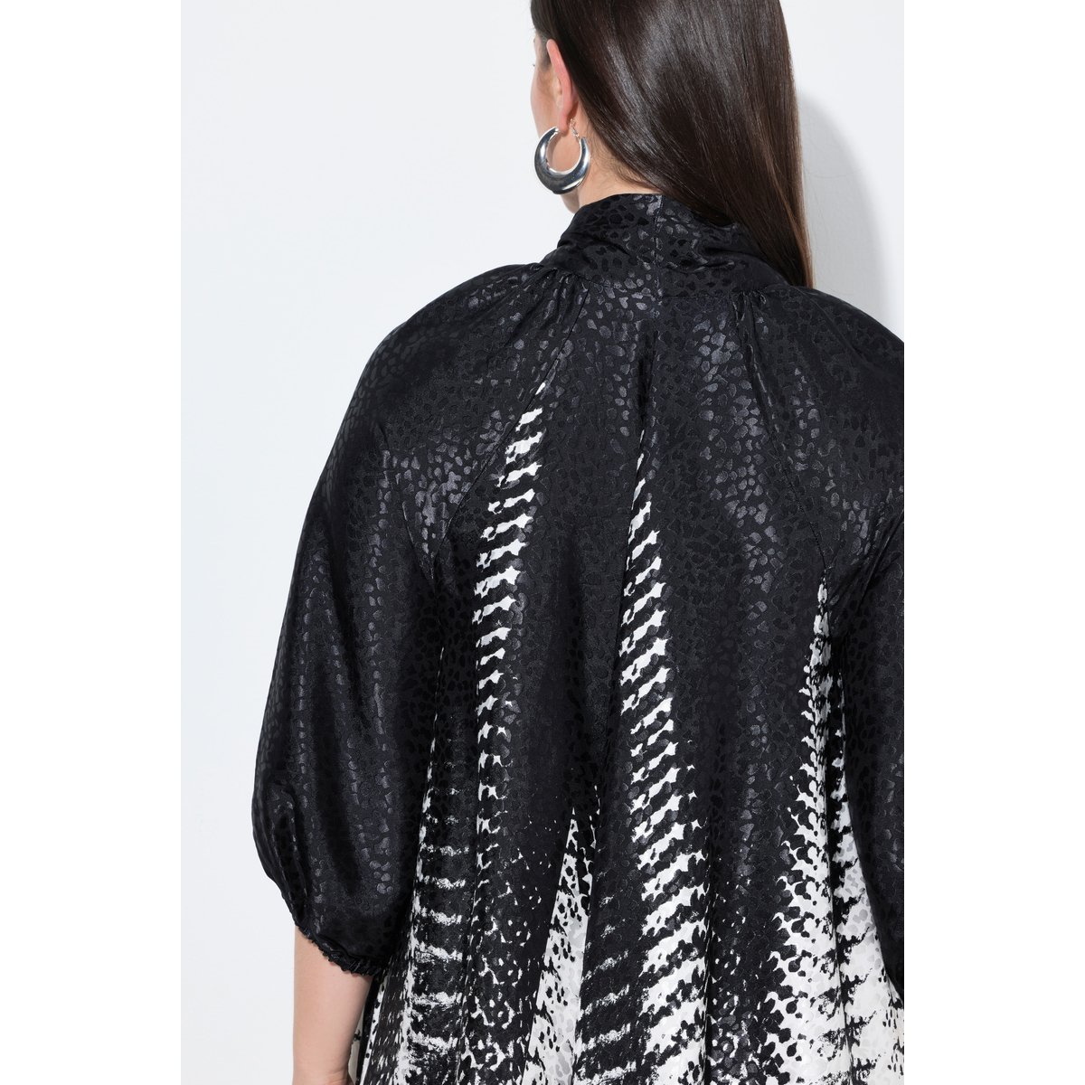 Robe avec lavallière noir, ULLA POPKEN