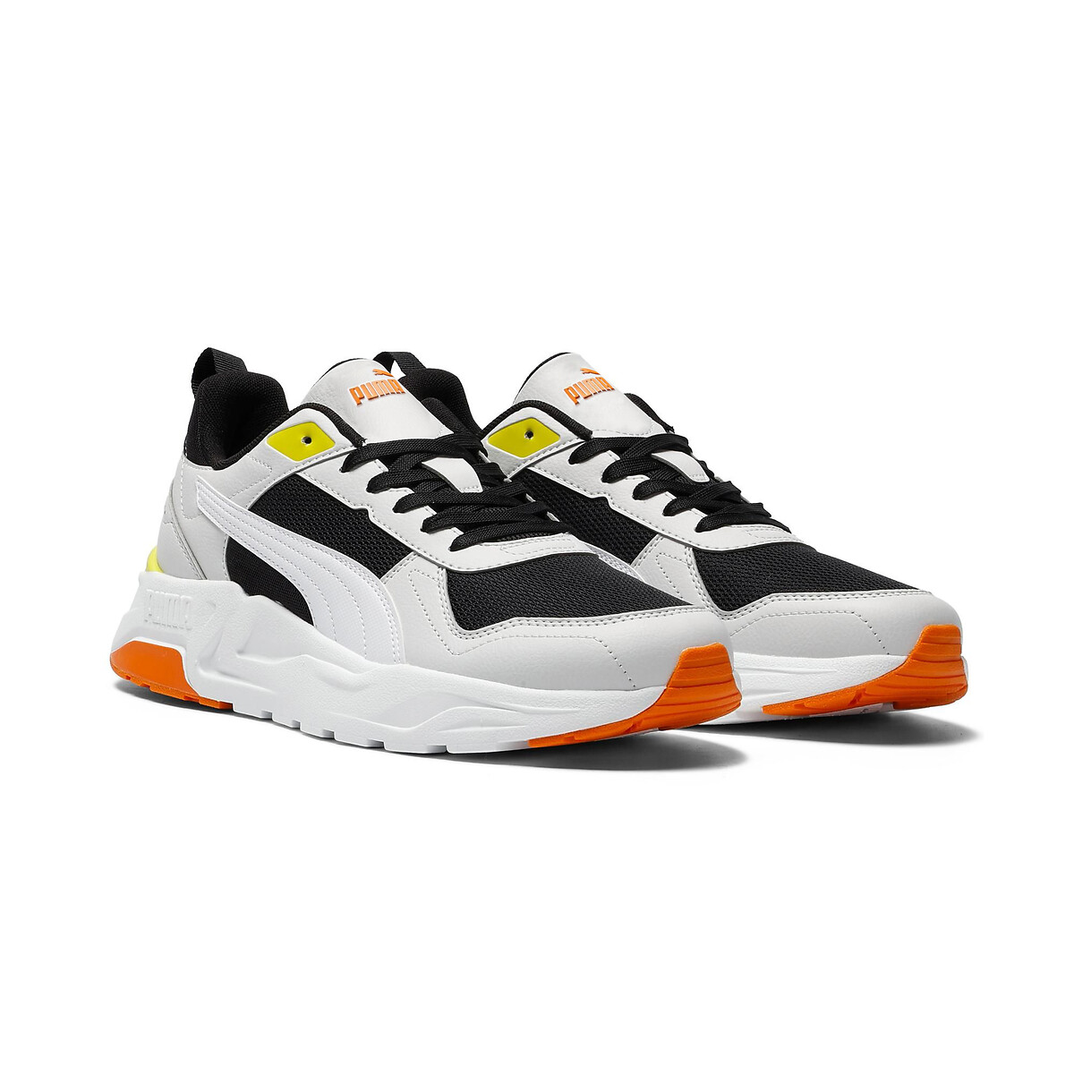 Baskets Trinity 2 LT blanc/noir/jaune, PUMA