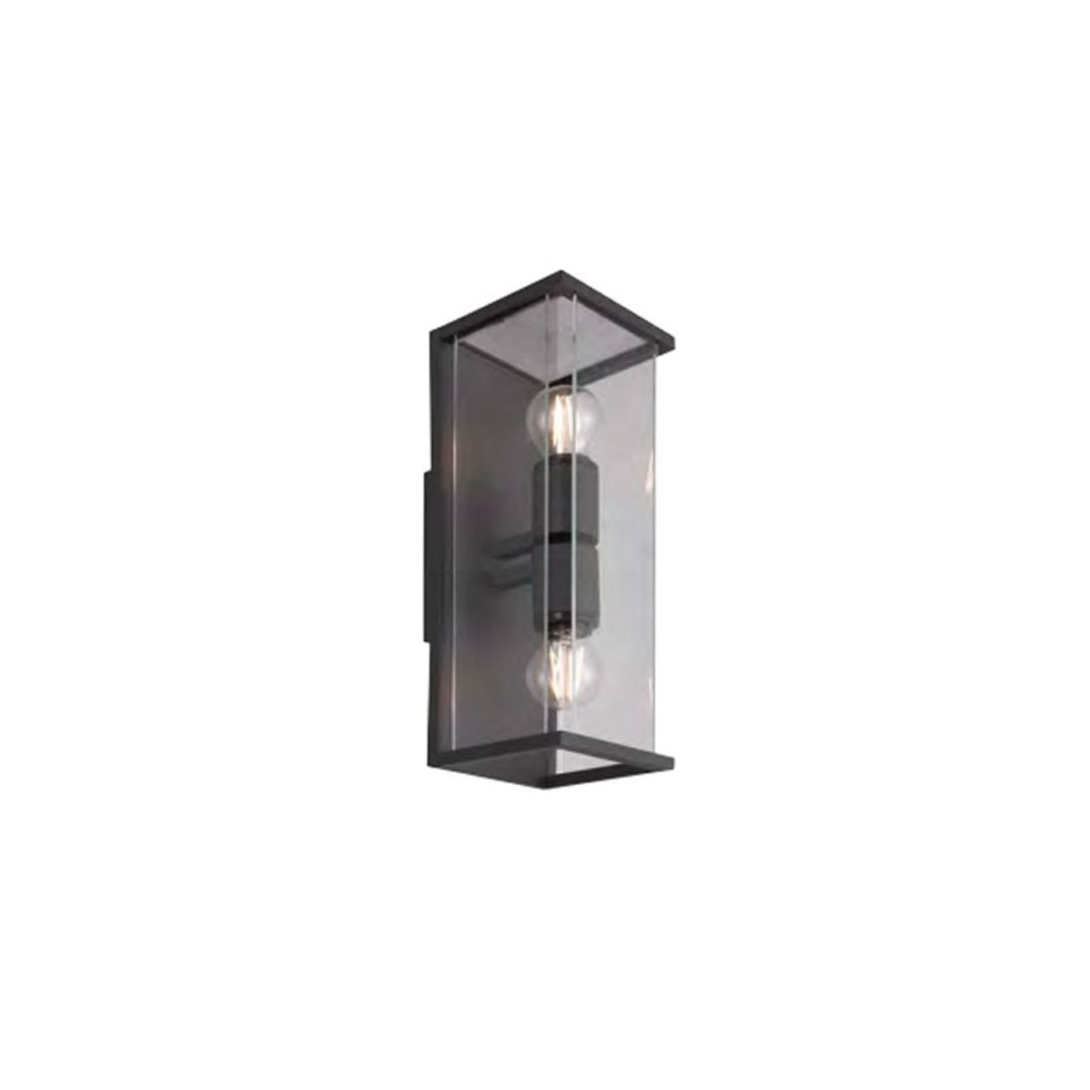 Grande Applique Extérieure Graphite Design anthracite, MILLUMINE