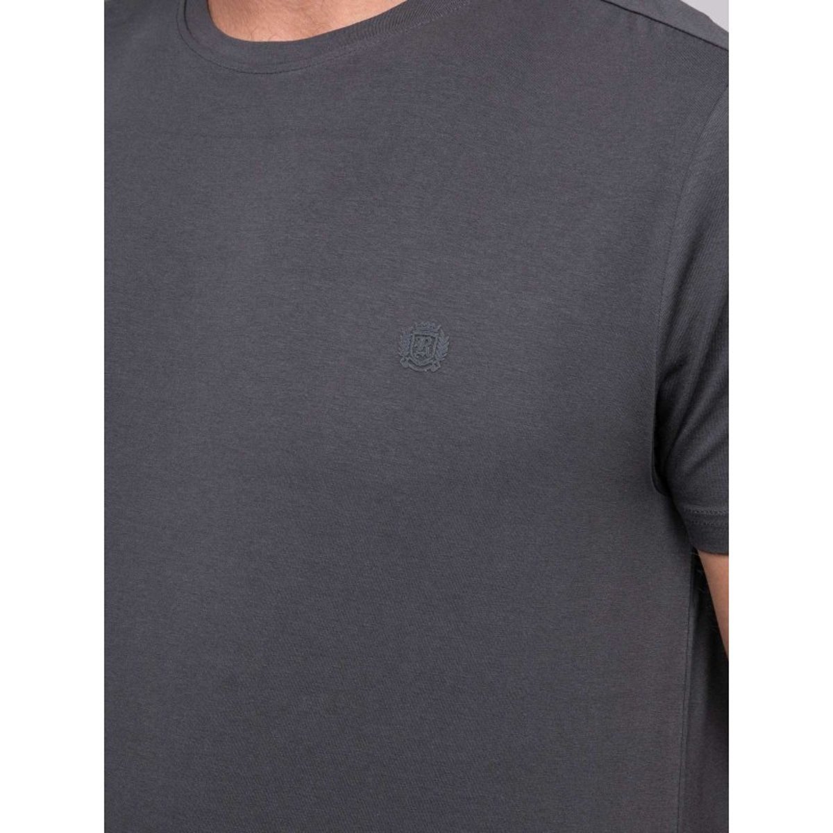 T-shirt Manches Courtes Uni Jedda gris, RITCHIE