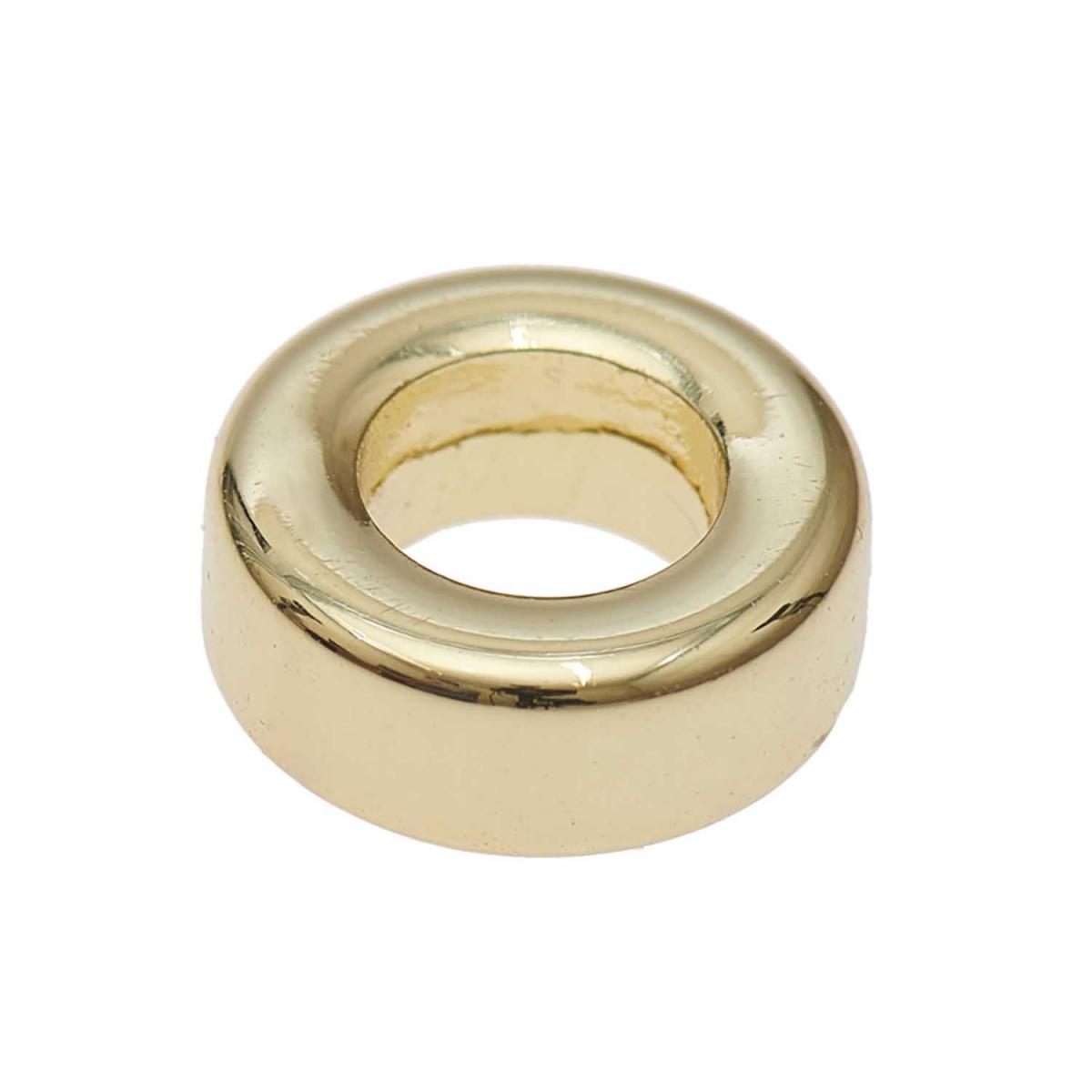 Itoshii pack de 10 perles ponii anneau dore couleur unique, RICO DESIGN