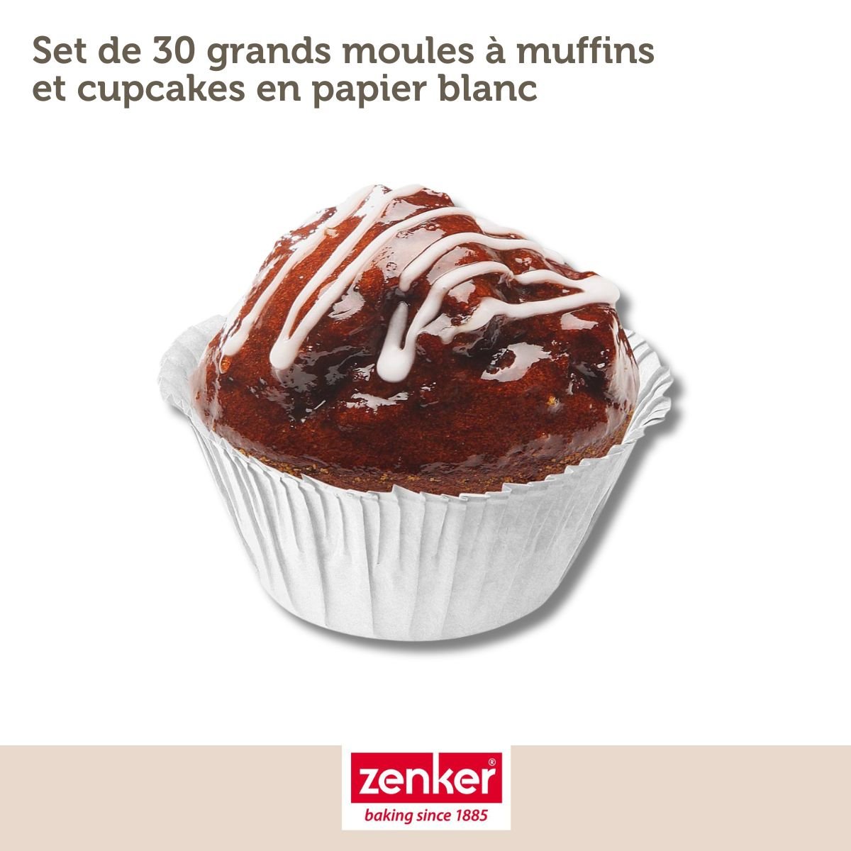 Set de 34 ustensiles de pâtisserie 30 moules SMART PASTRY blanc, ZENKER