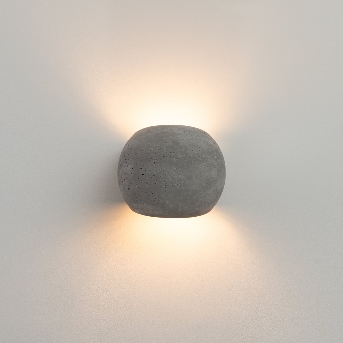 Applique murale Béton Gris G9 2 Globe gris, EDEN