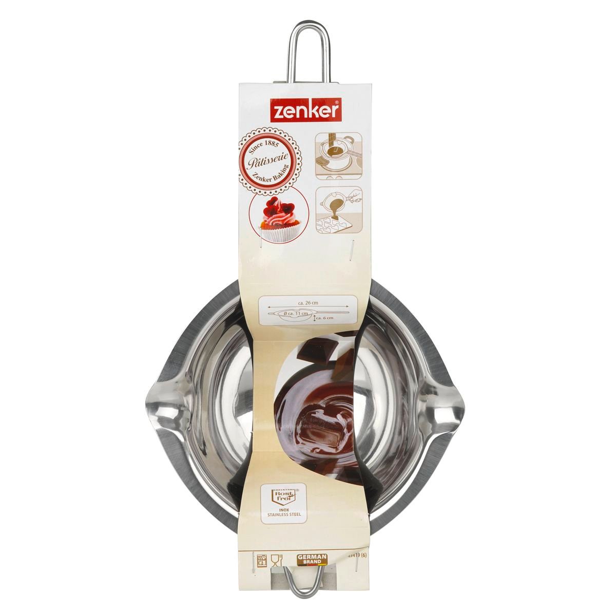 Service à bain marie pour chocolat gris, ZENKER