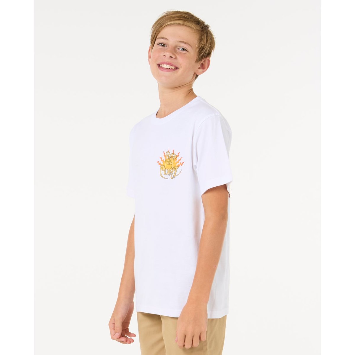 T-shirt DAZED TEE - BOY blanc, RIP CURL