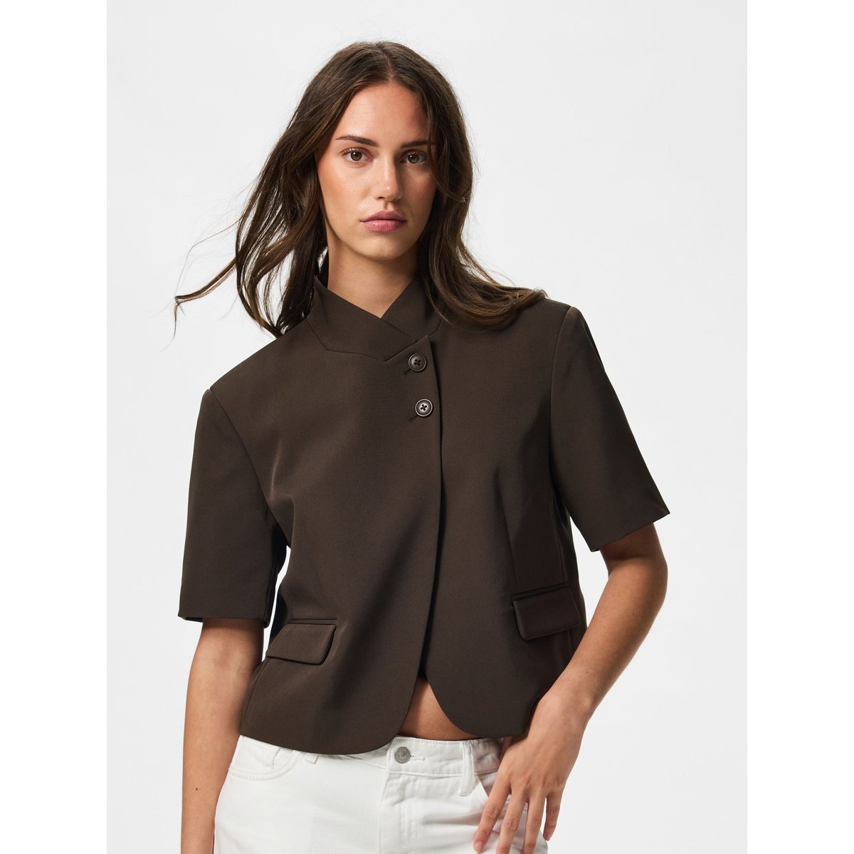 Blazer marron - delicioso1, PIECES