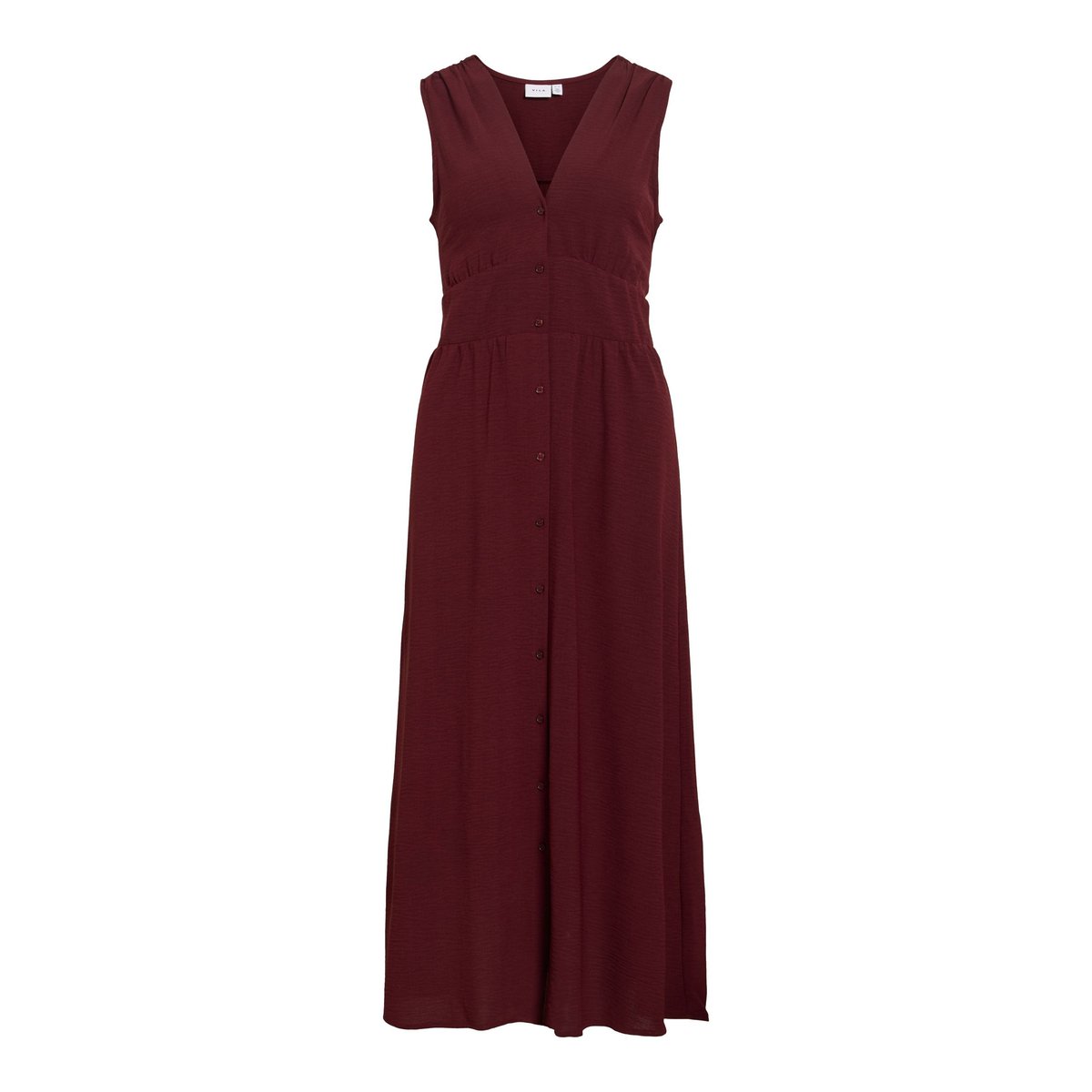 Robe Mi-Longue rouge - port royale1, VILA