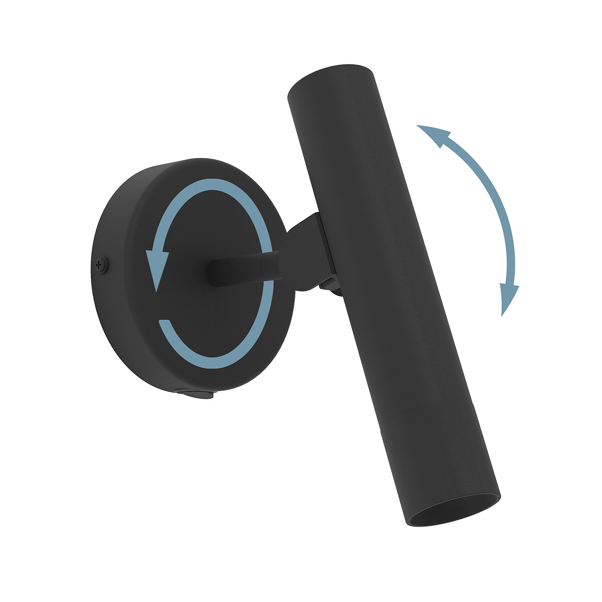 Aplique de parede Almudaina, EGLO preto , EGLO