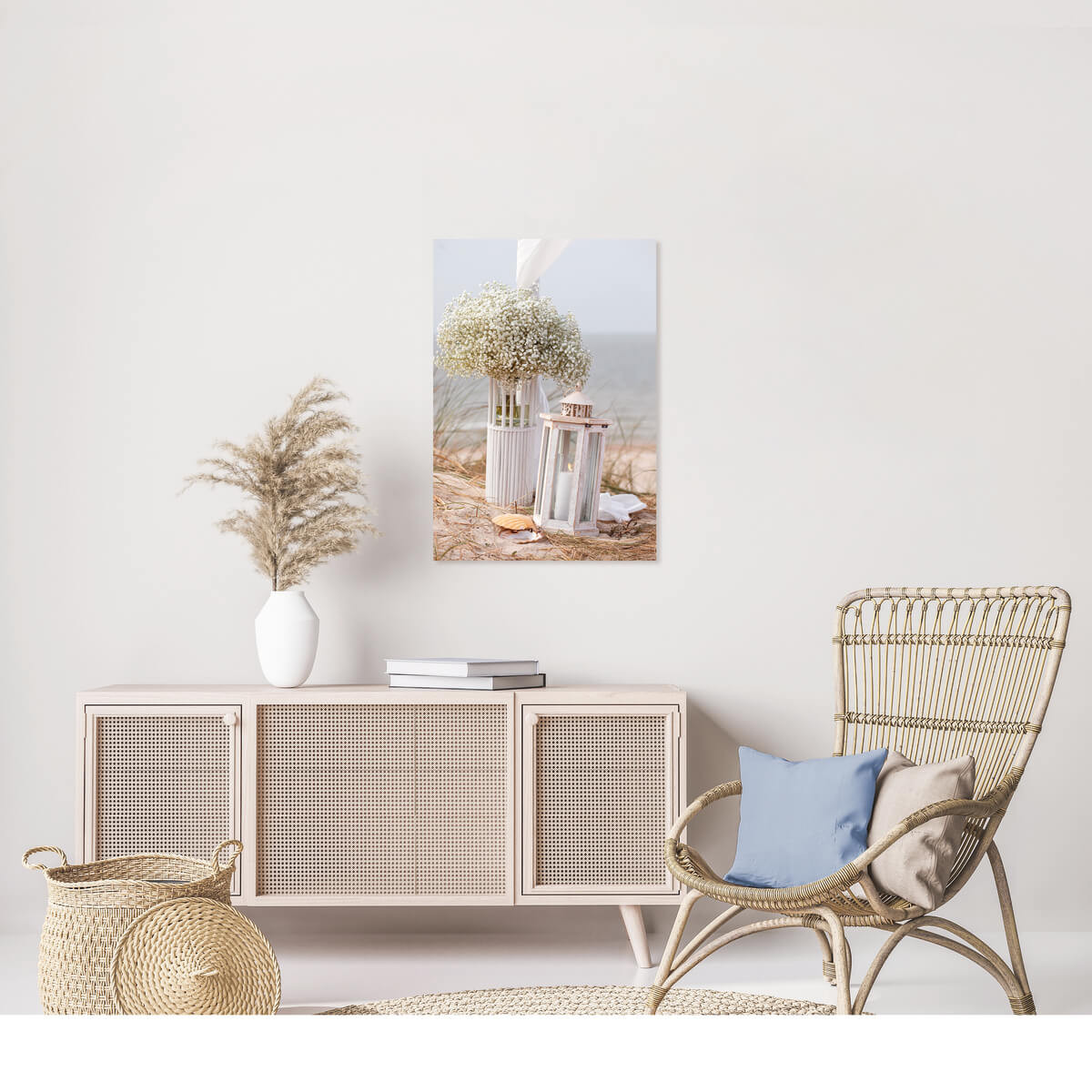 Tableau Mural Bohemian Spirit CHARME ROMANTIQUE tableaux sur toile-beige, CEANOTHE