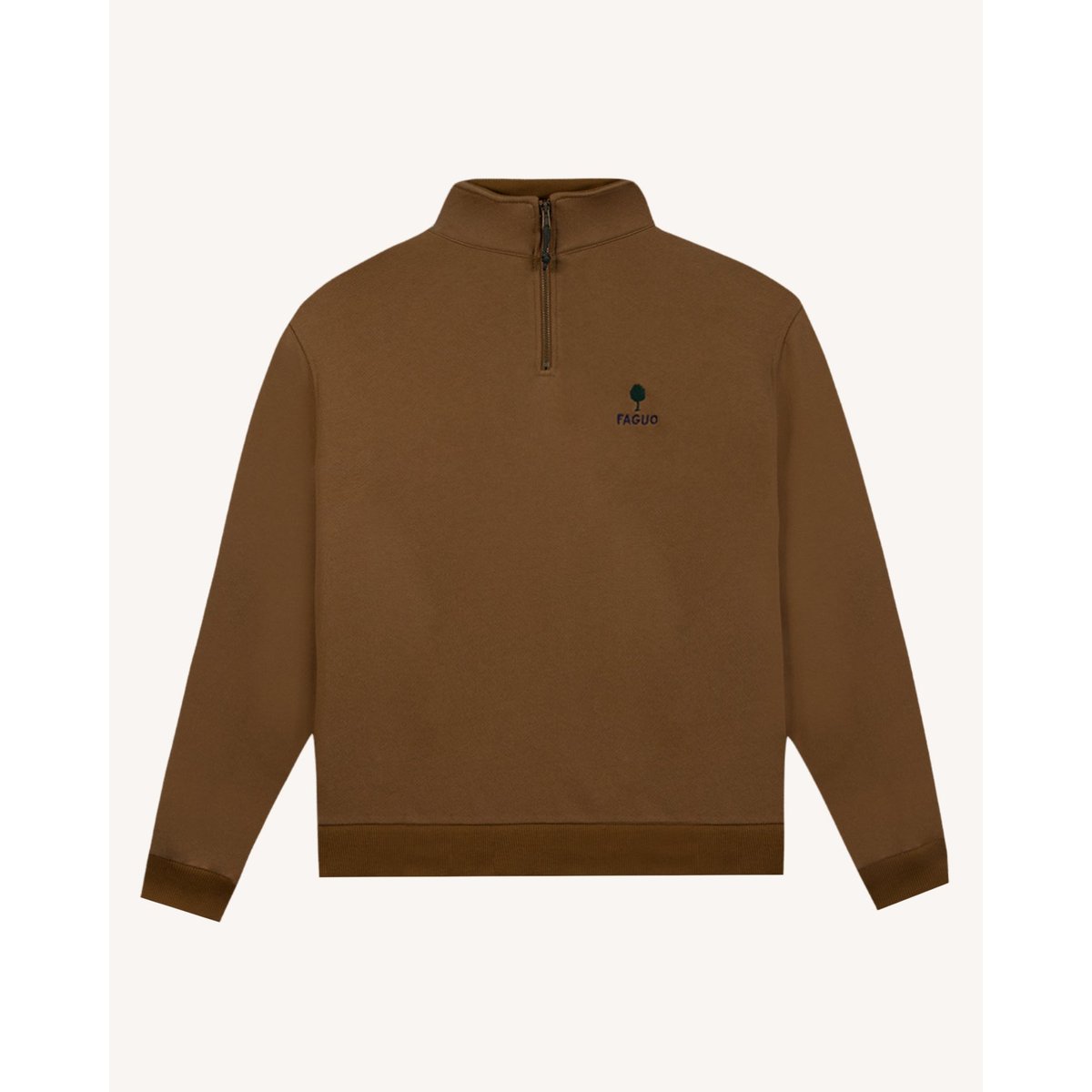 Sweat en molleton camel, FAGUO