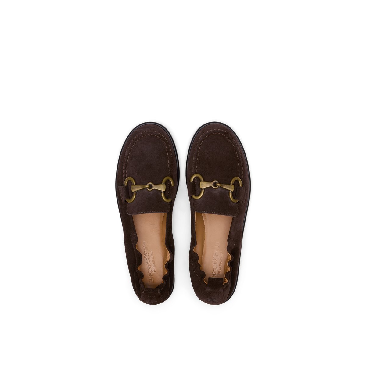 Loafer modèle Alva avec bridon marron foncé, MARC O'POLO