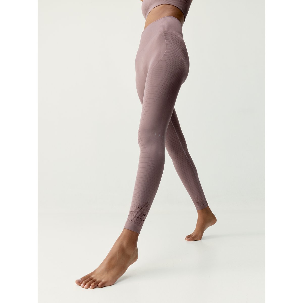 Legging de sport Long Seamless HATHA rose, BORN