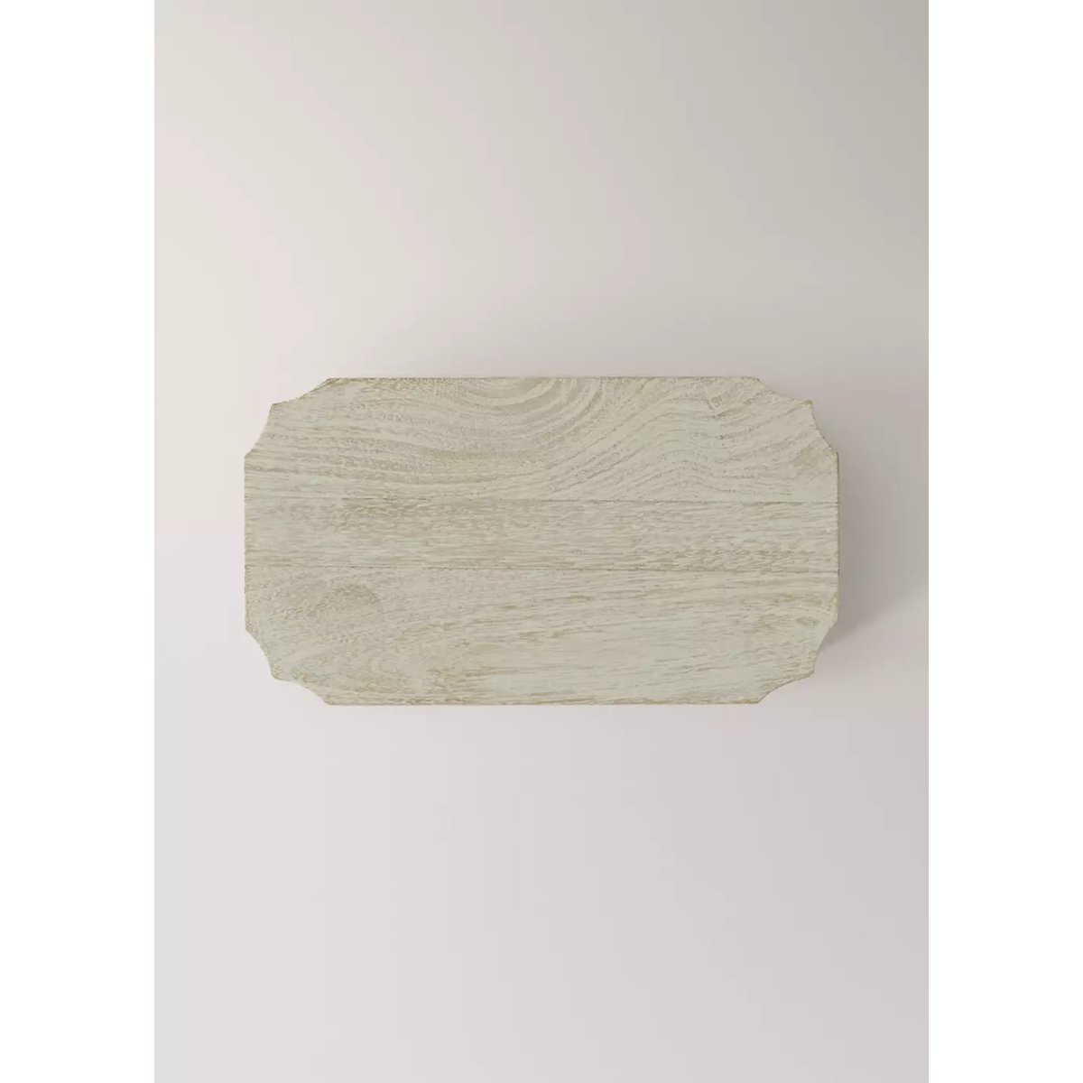 Petite boîte rectangulaire en bois blanc, MANGO HOME