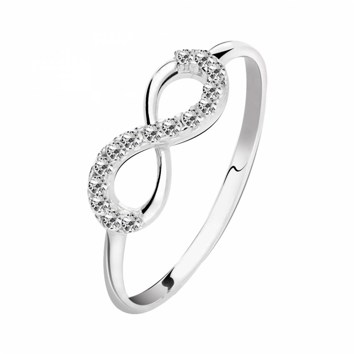 Bague en or blanc 375 B-CLASSIC argent, BLUESPIRIT