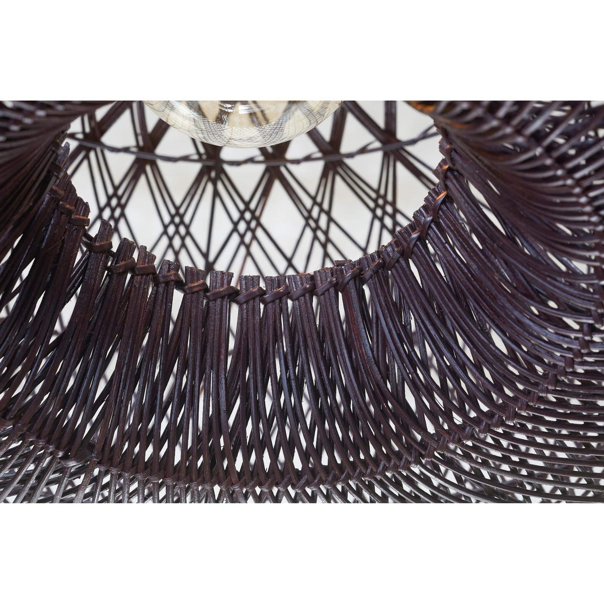 Lampe Suspendue Bambou ARIZONA bordeaux, GOOD & MOJO