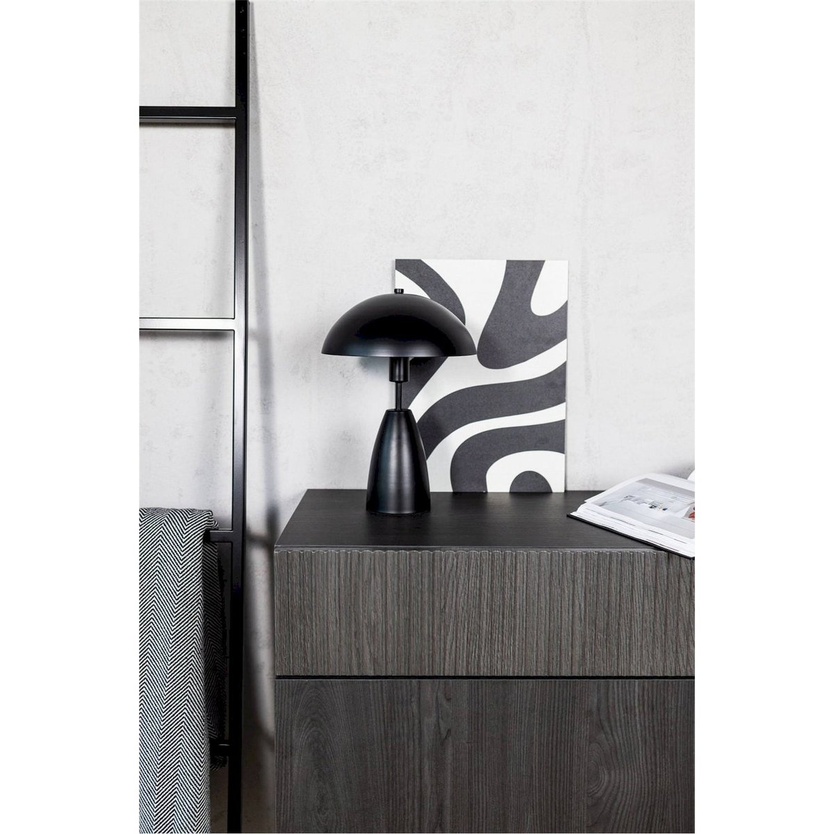 Buffet bas japandi collection NOLIE noir, RECOLLECTION
