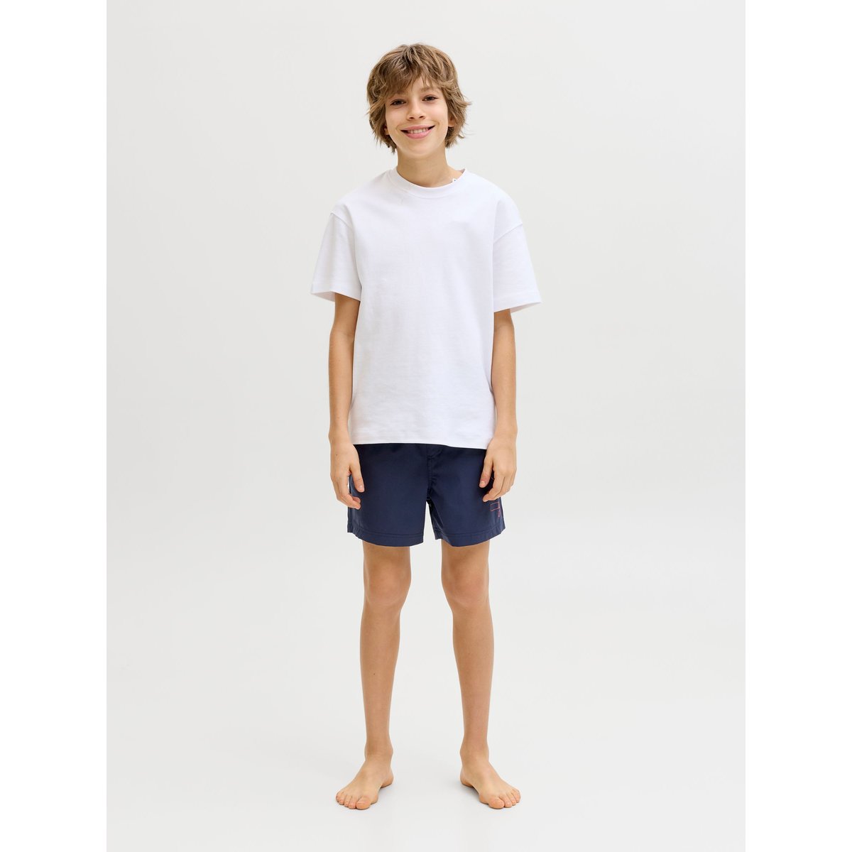Short De Bain navy blazer 1, JACK & JONES JUNIOR