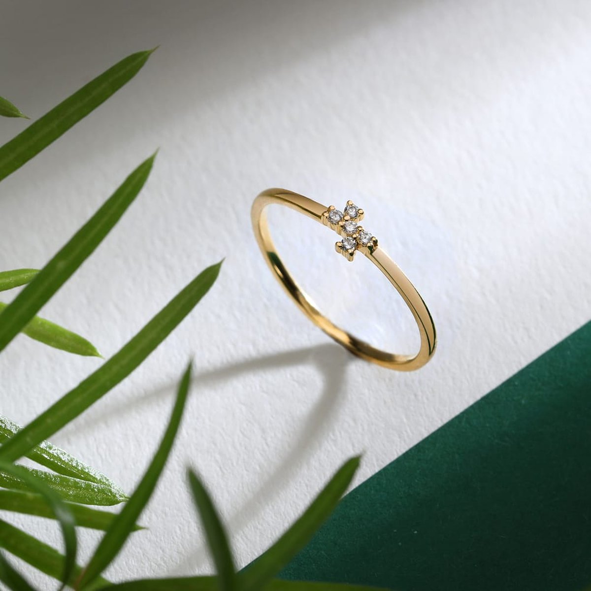Bagues en Diamant Synthétique/or Jaune Recyclé 375/1000 et Diamant synthétique or, LIVE DIAMOND