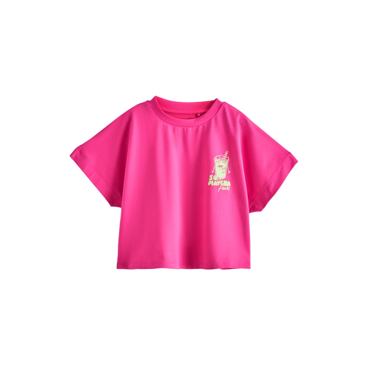T-shirt droit à imprimé, lot de 3 rose/vert, NEXT