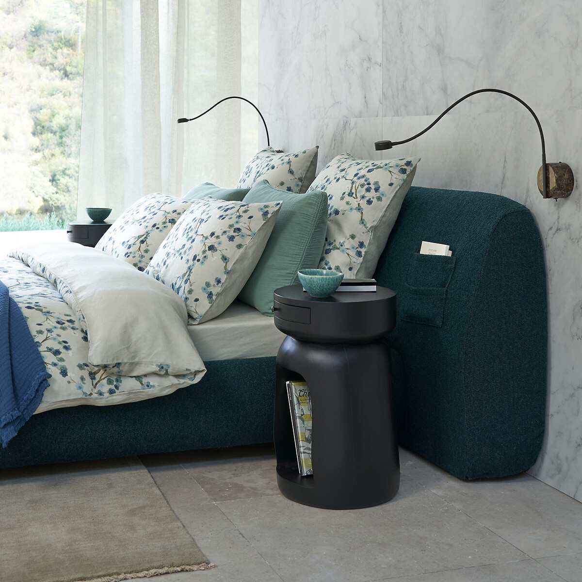 Fétiche MDF Bedside Table By Emmanuel Gallina black, AM.PM X EMMANUEL GALLINA
