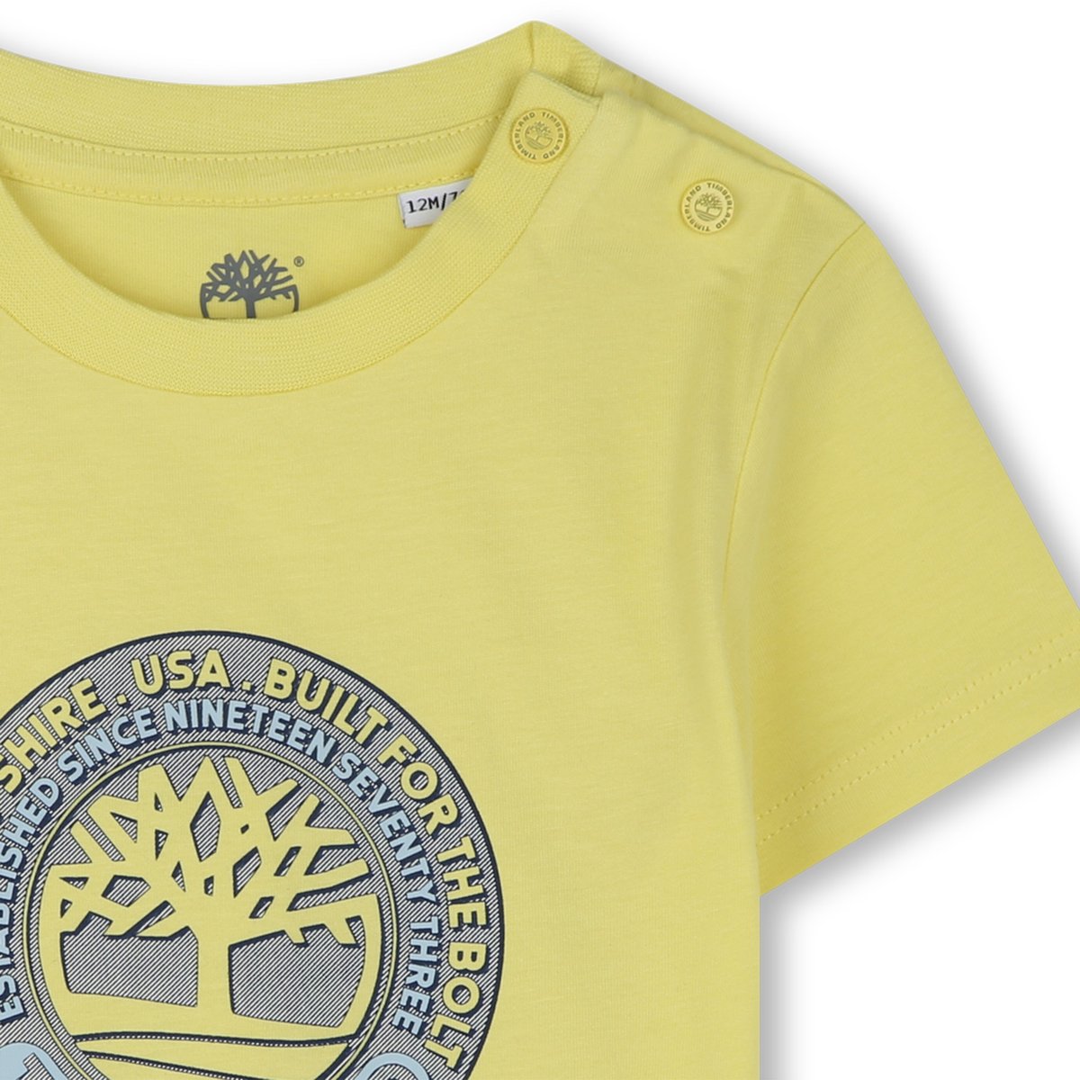 T-shirts à manches courtes jaune tendre, TIMBERLAND