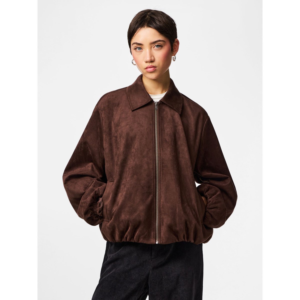 Veste Bomber marron - hot fudge1, PIECES