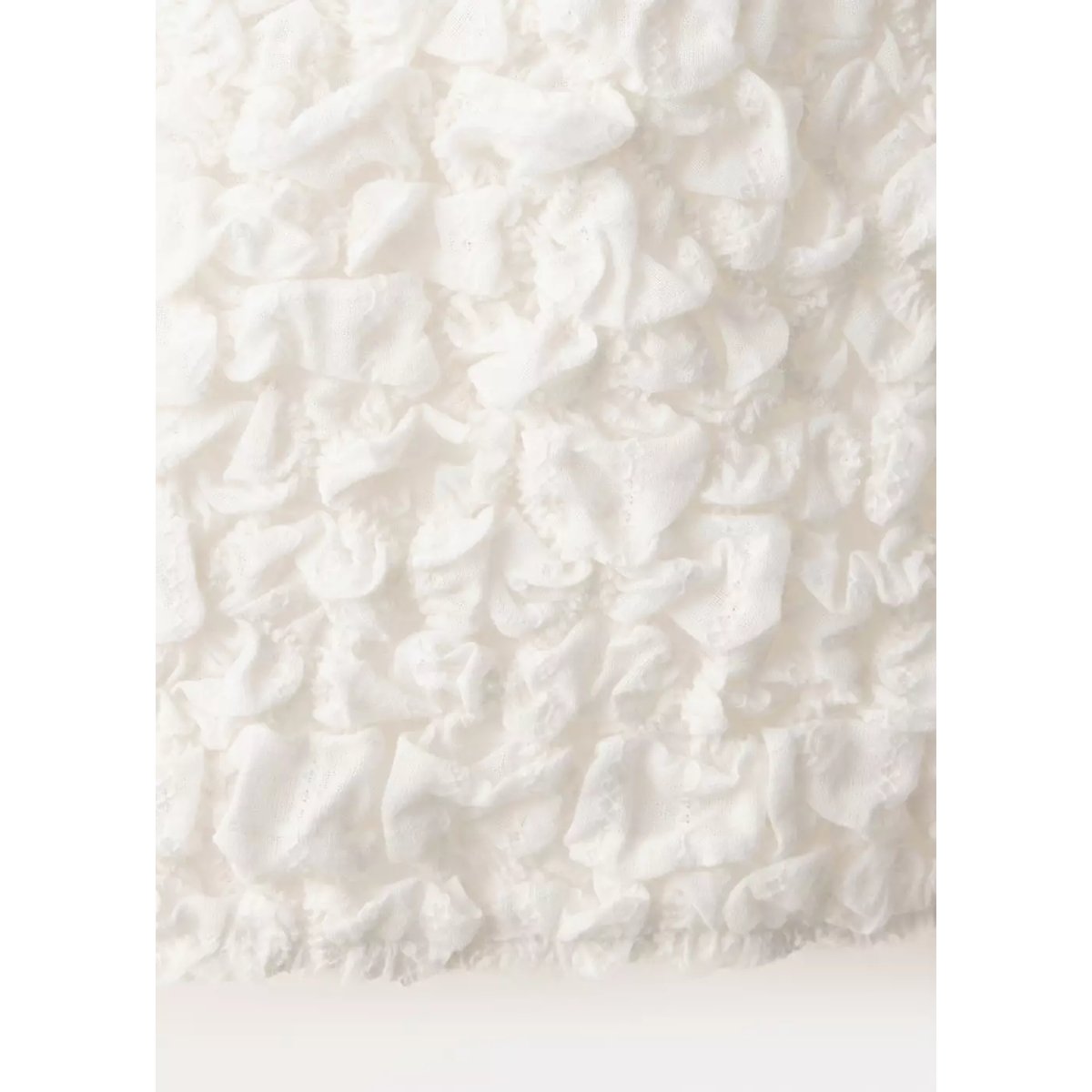 Blouse texturée combinée blanc cassé, MANGO TEEN
