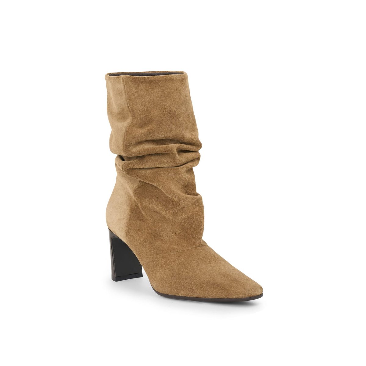 Botte À Talon en cuir RASMA beige, MELLOW YELLOW
