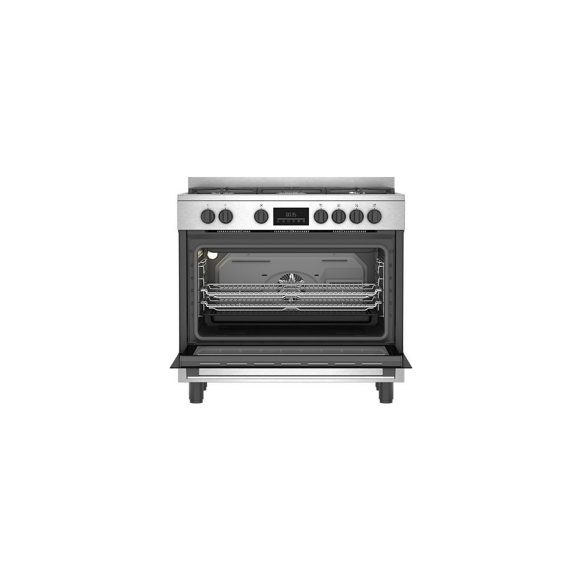 Piano de cuisson gaz BGM11225EX couleur unique, BEKO