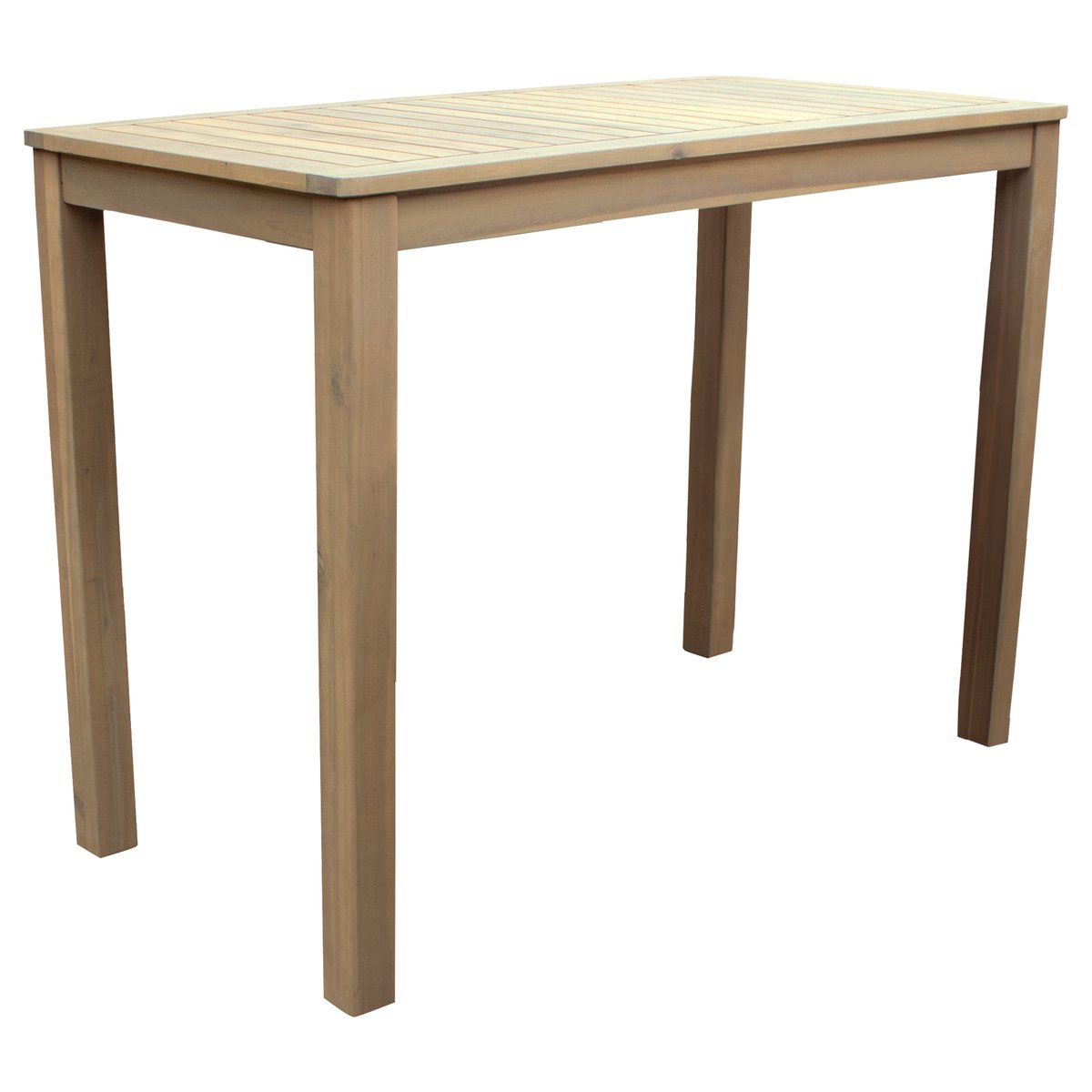 Mange debout en acacia, 4 pl, ARUBA beige, marron, HAPPY GARDEN