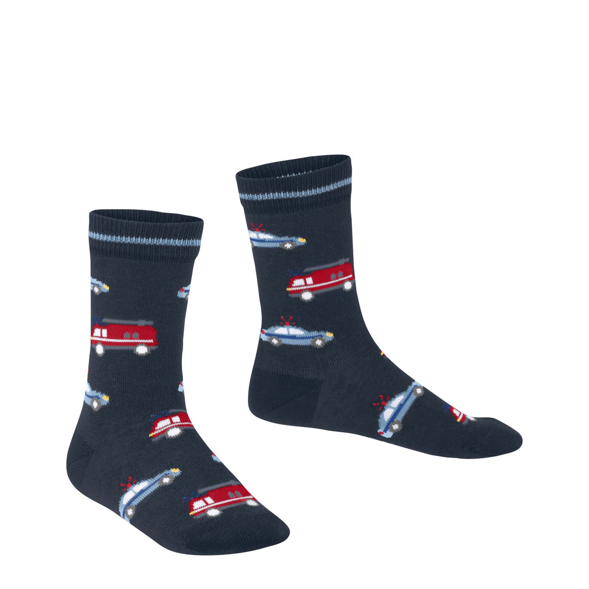 Chaussettes Police and Fire Cars space bleu, FALKE