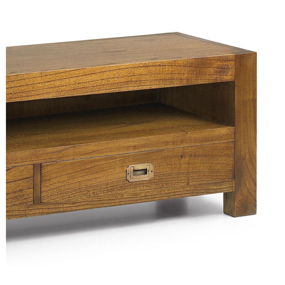 Meuble tv 3 tiroirs bronze - ONÉLINE marron, DECORATION D’AUTREFOIS