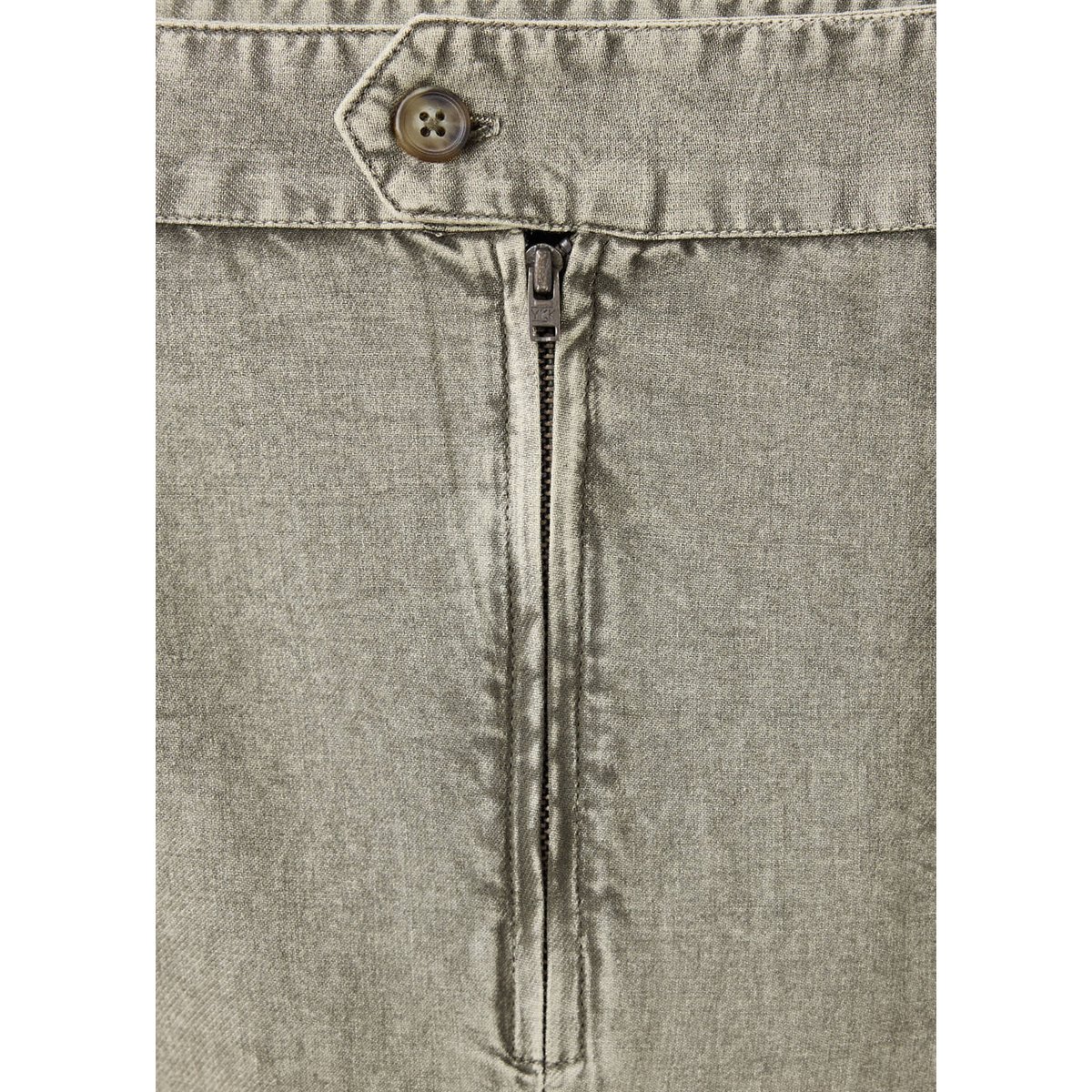 Jupe jean fendue kaki, MANGO TEEN