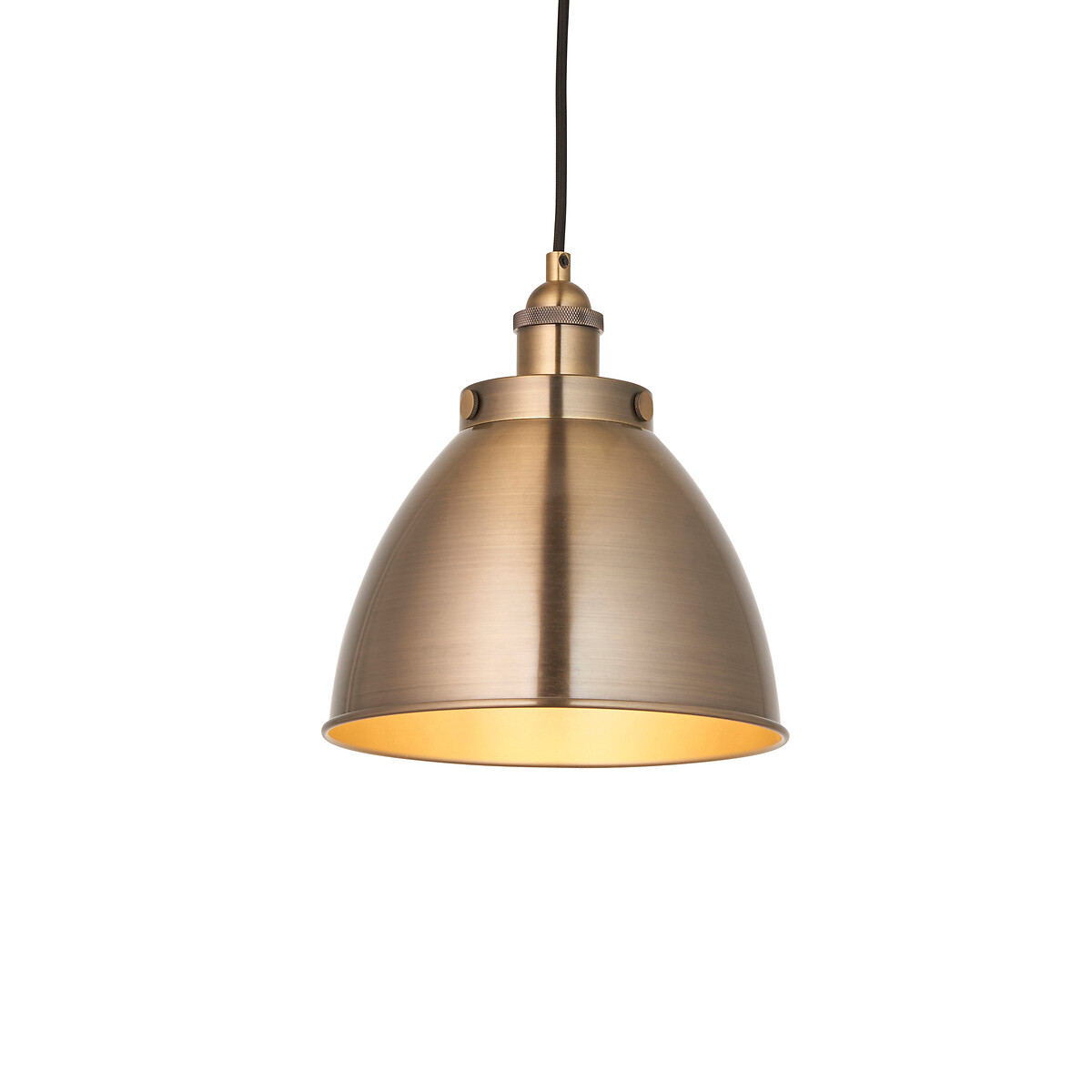 Franklyn Industrial-Style Adjustable Pendant Light aged brass, ÉDITÉ