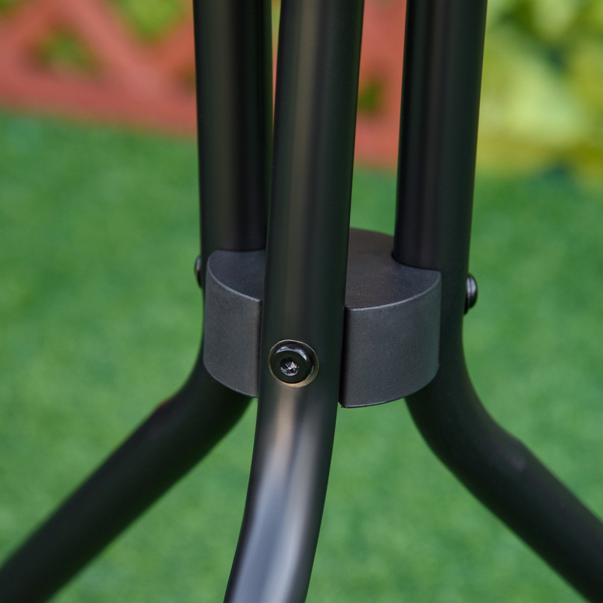 Table d'appoint de terrasse Métal Noir noir, OUTSUNNY