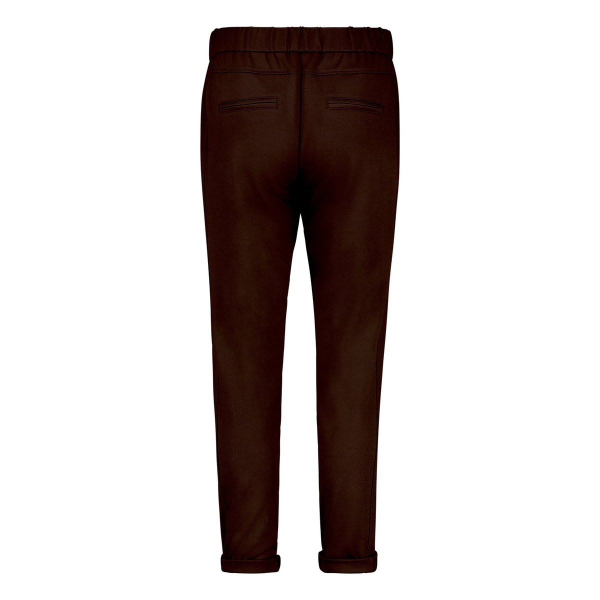Pantalon à enfiler à poches zippées marron foncé, CARTOON