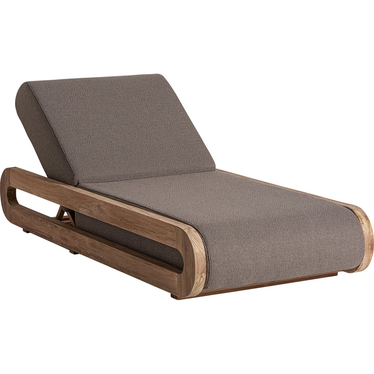 Bain de soleil en teck collection corba brun naturel, RECOLLECTION