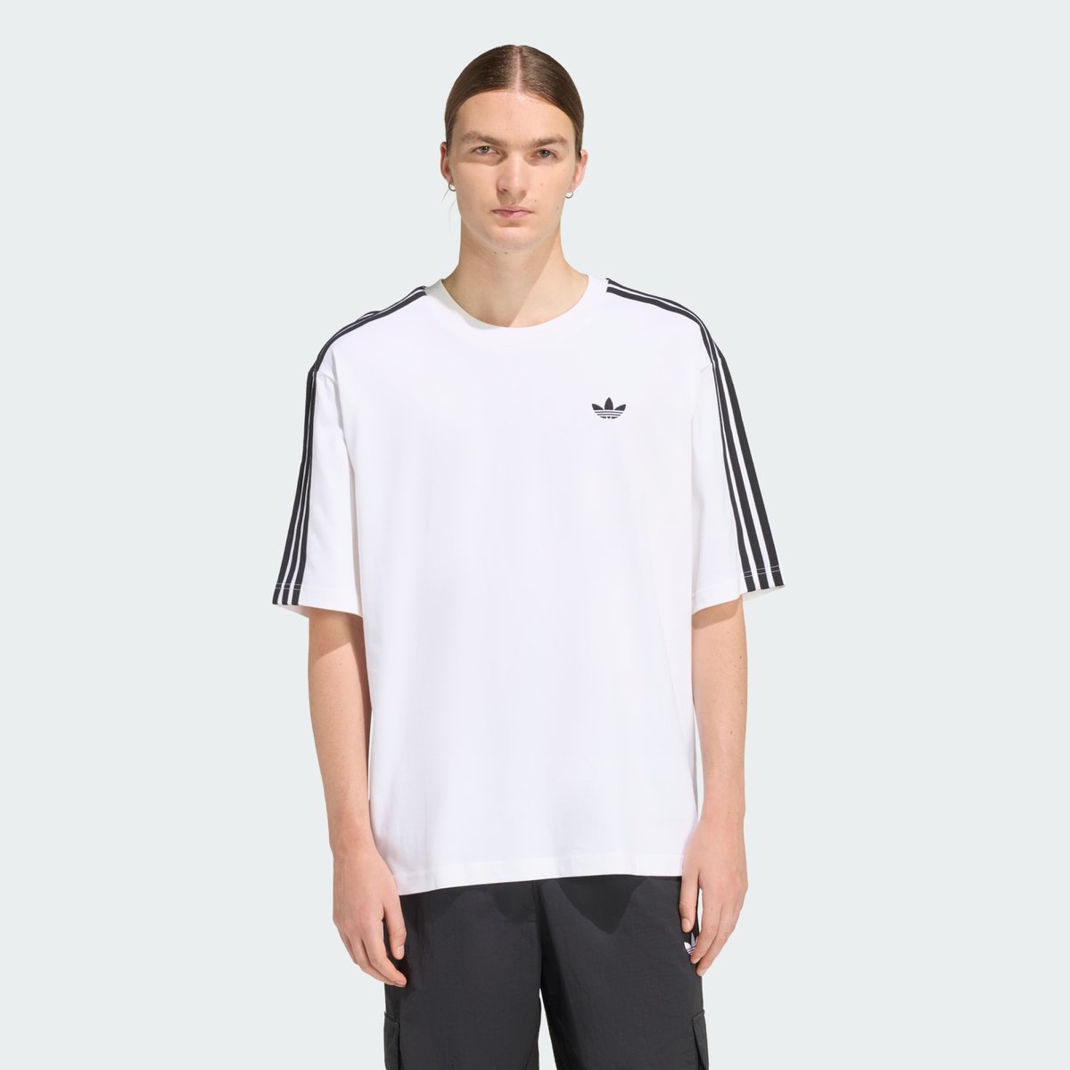 T-Shirt Oversize 3 Bandes Adicolor T-Shirt Oversize 3 Bandes Adicolor white, adidas Originals