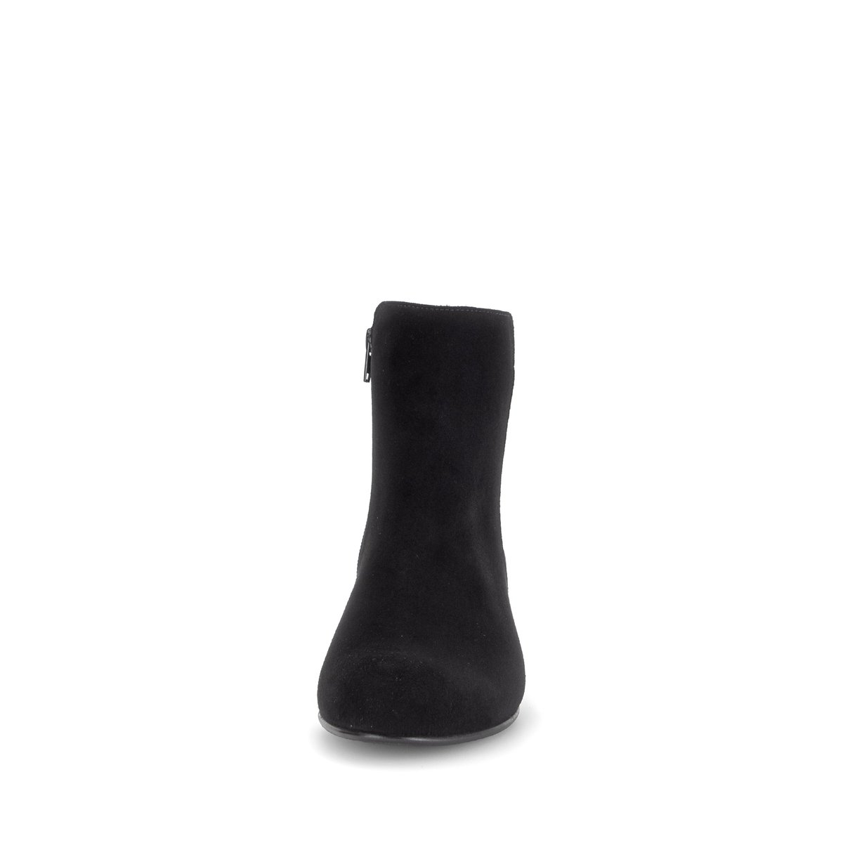 Bottines en cuir à talon décroché noir velours, GABOR