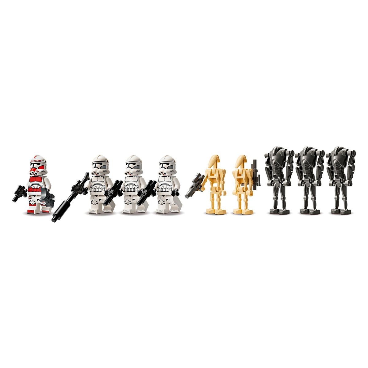 LEGO Star Wars - Pack de combat des Clone Troopers et Droïdes de combat (75372) multicolore, LEGO