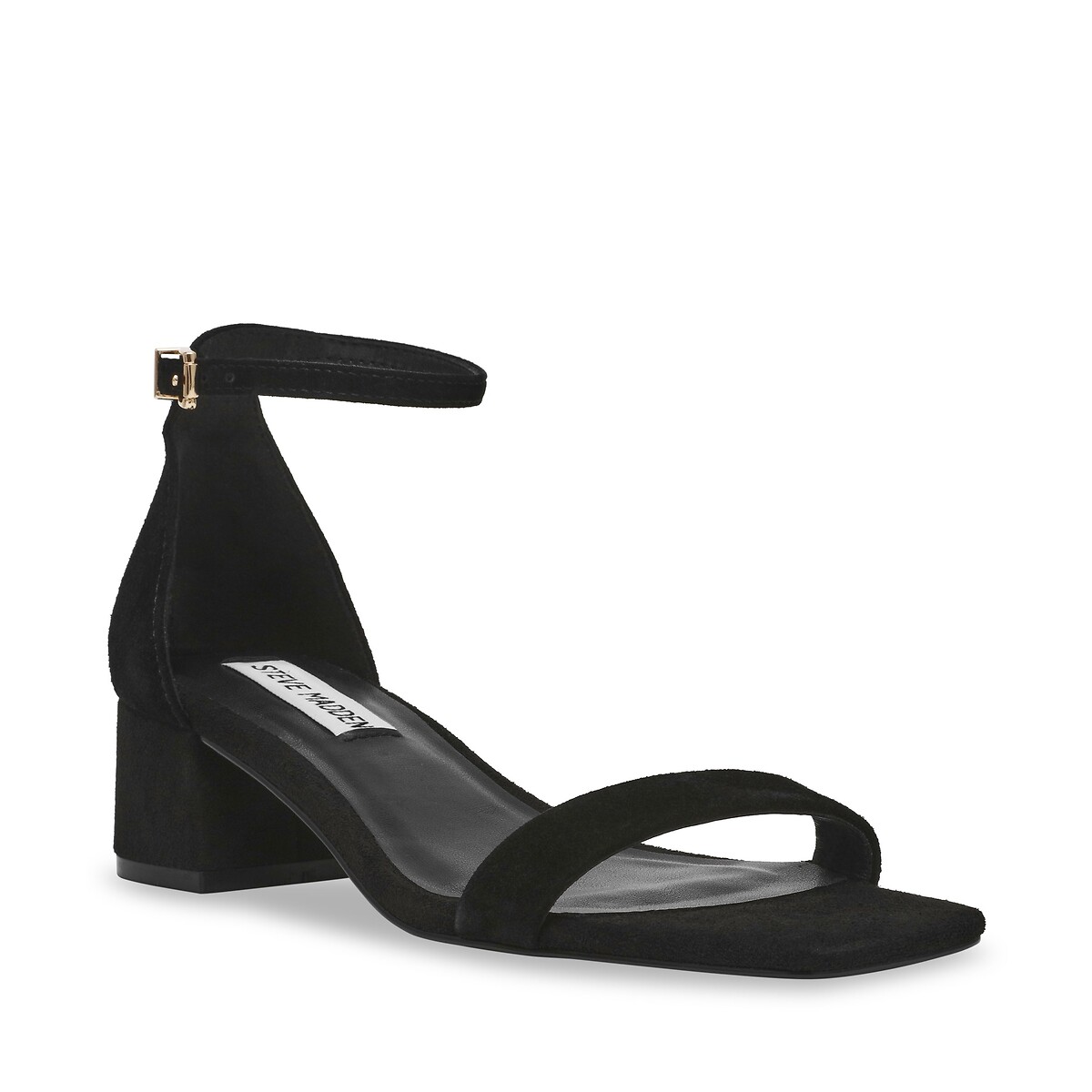 Genna Suede Sandals black, STEVE MADDEN