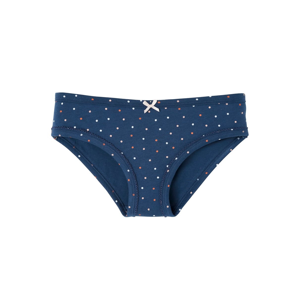 Lot de 5 culottes fantaisie lot ivoire, VERTBAUDET