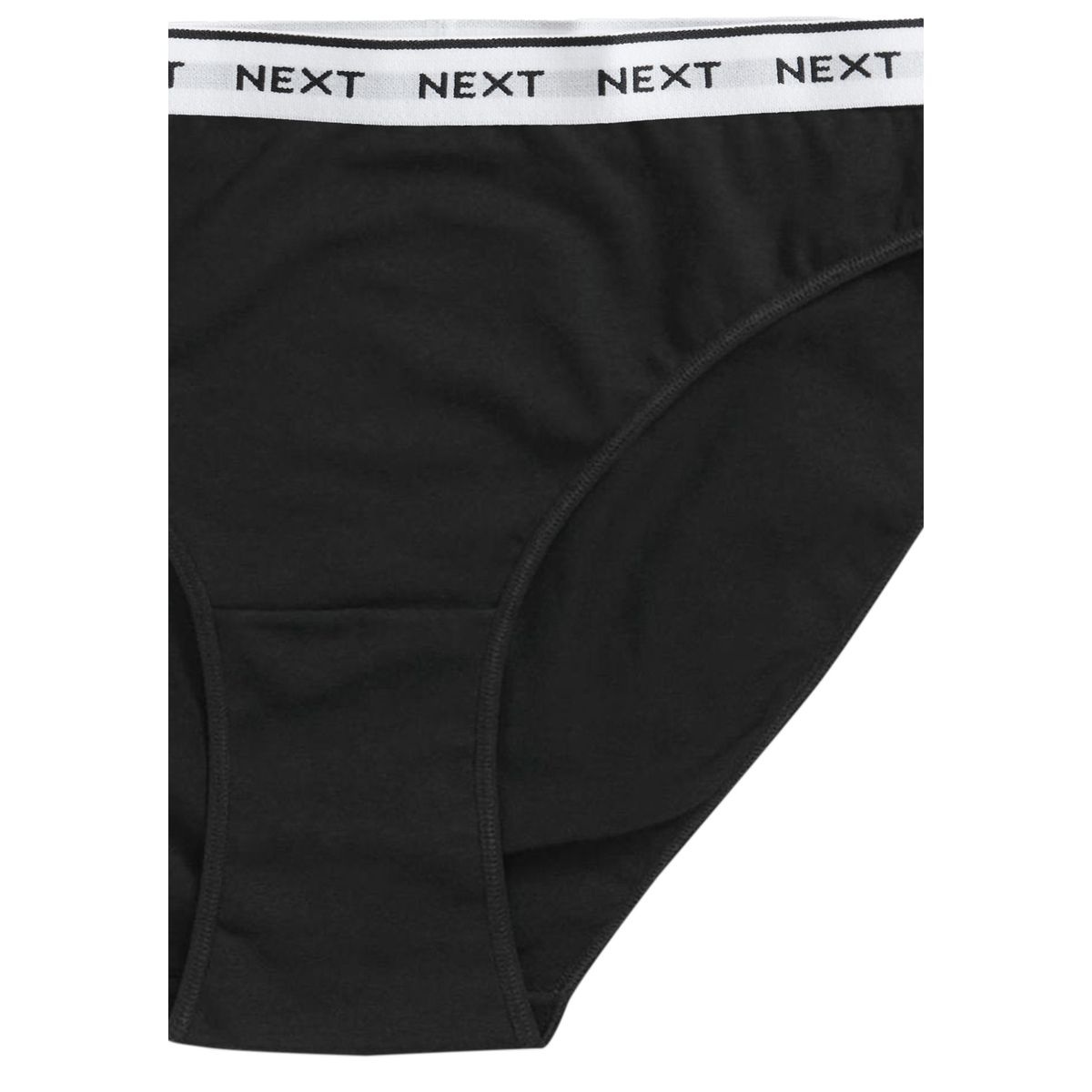 Culotte en coton à logo, lot de 7 noir, NEXT