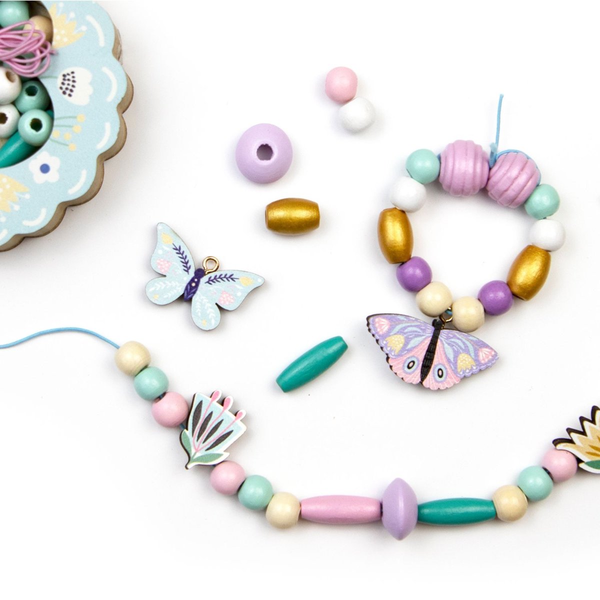 Coffret perles multicolore, SYCOMORE