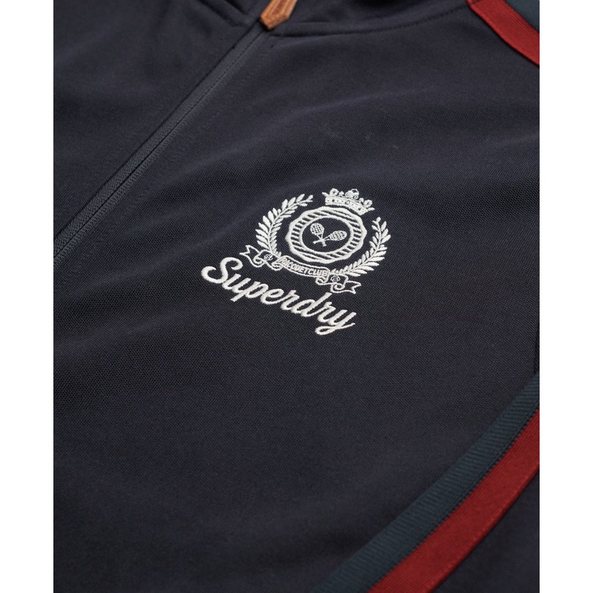 Veste de Survêtement Country Club bleu marine éclipse, SUPERDRY