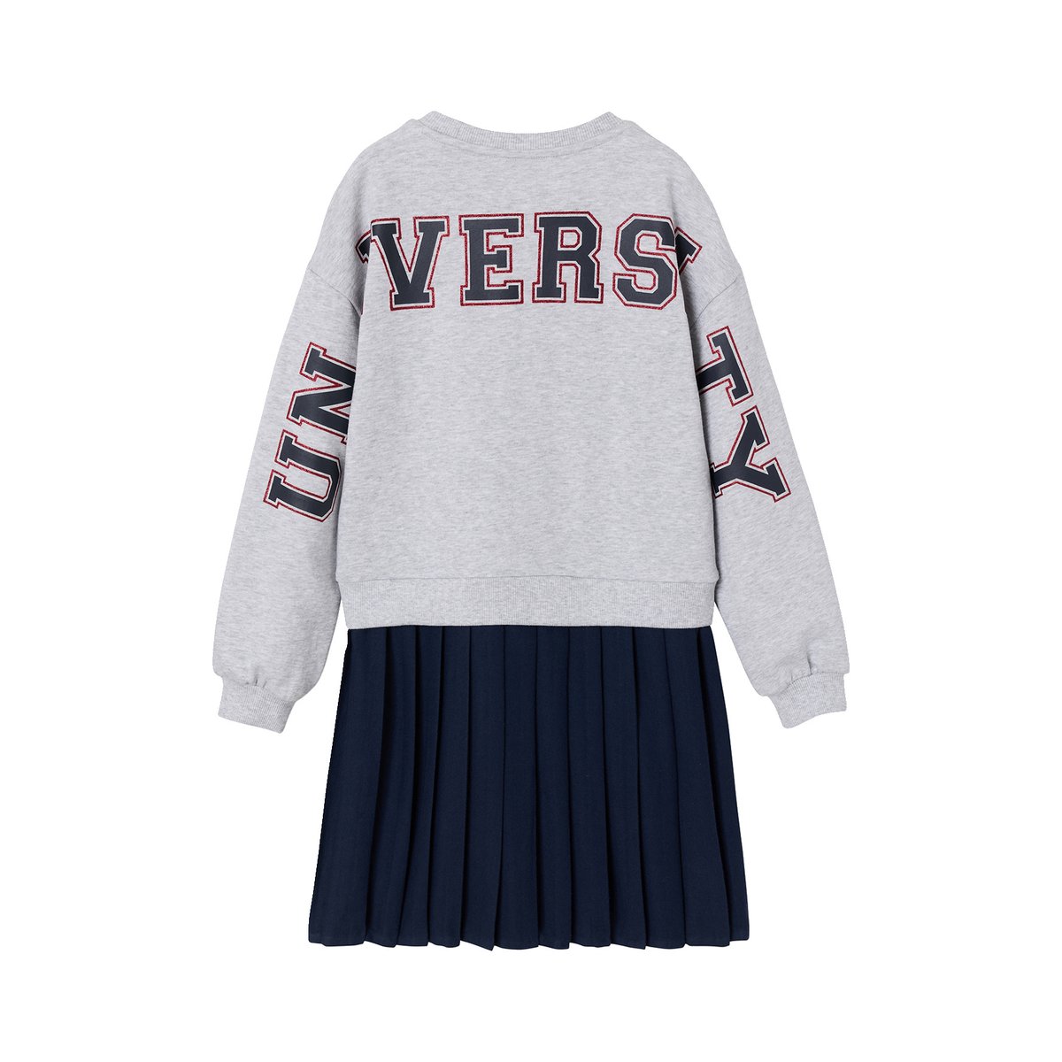 Robe manches longues gris, JONEN