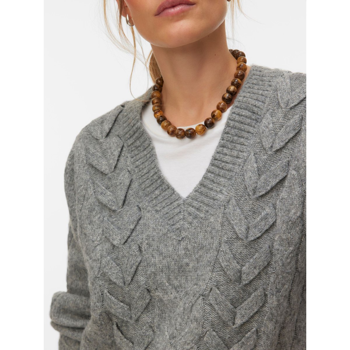 Pull medium grey melange, VERO MODA