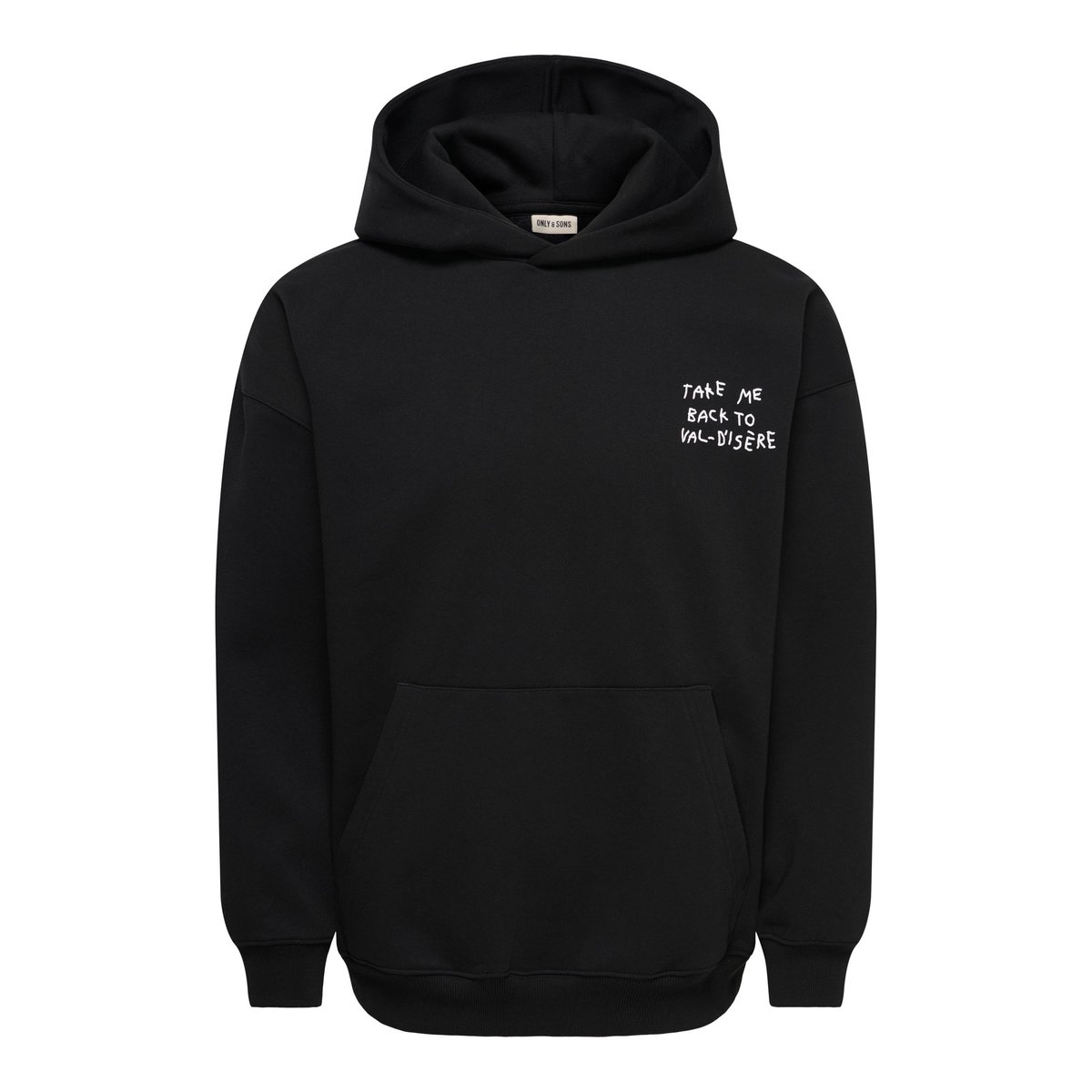 Sweat À Capuche black 1, ONLY & SONS