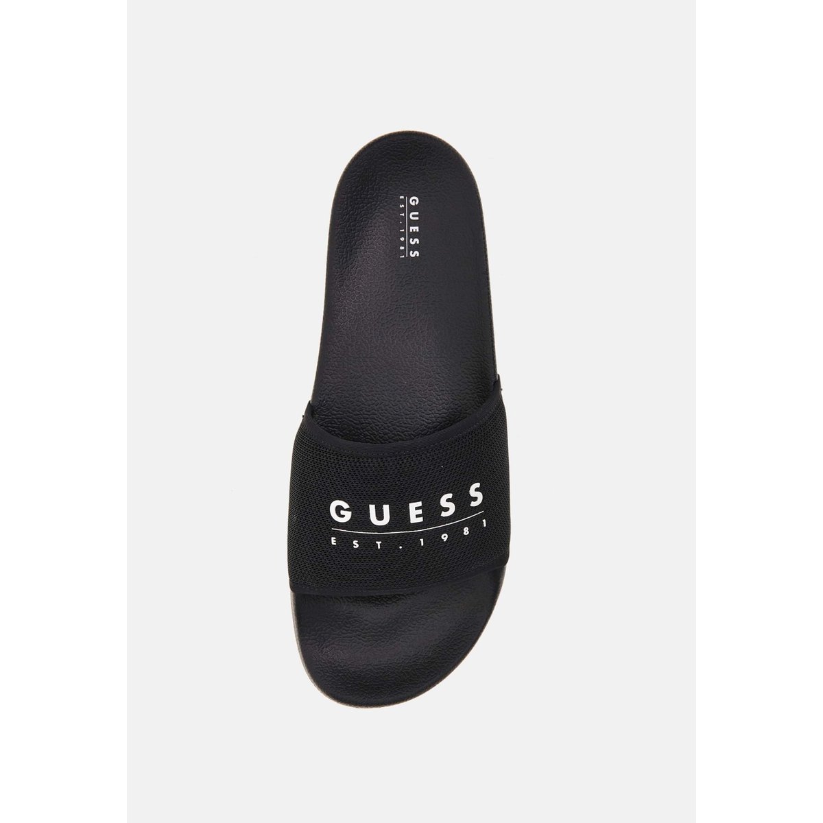 Sandales Tokyom Inscription Logo noir, GUESS